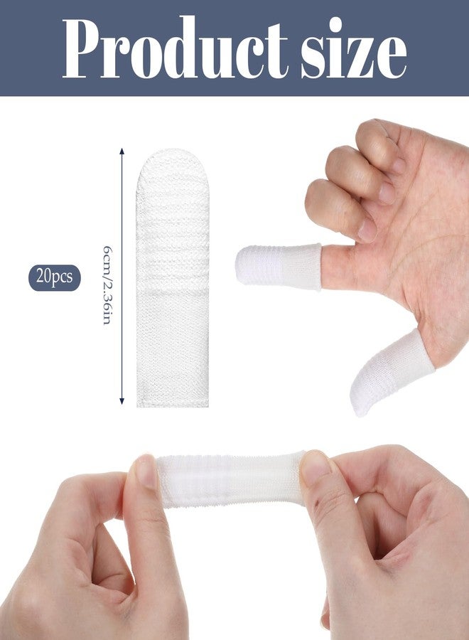 Gtziqa 20 Pcs Dog Finger Toothbrush, Soft Fabric Dog Tooth Brush Cat Pet Tooth Brushing Kit Washable Comfortable Finger Brush for Dogs Teeth Cleaning Dental Care - Image 2